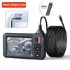 Dual&Single Lens Endoscope Camera with 1080P 8mm 4.3" IPS Screen IP67 Waterproof Car Pipe Inspection Borescope 2000mAh