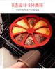 DIY Cake Maker Bakvorm Siliconen Taartvorm 8-Gats Sinaasappelvormige Pizzapan