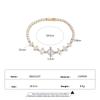 ZAKOL Shiny Geometric Clear Zircon Tennis Bracelet for Women Elegant Sliver Gold Color Aesthetic Wedding Zircon
