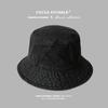 Autumn and Winter Denim Hat Women's Versatile Bucket Hat Big Head Circumference Showing Face Small Bucket Hat Retro Washing Basin Hat