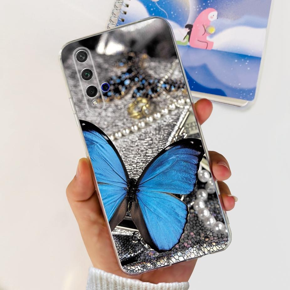 For Huawei Honor 20 Case YAL-L21 YAL-AL00 Luxury Painted Cover Soft Silicone Phone Case For Huawei Nova 5T Nova5T Honor20 Bumper