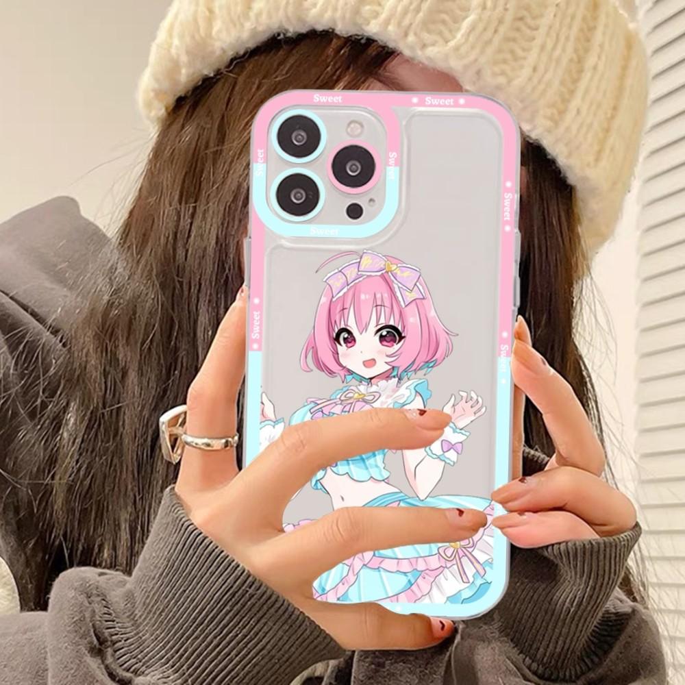 Riamu Yumemi Anime Phone Case For iPhone 11 12 13 14 Mini Pro Max XR X XS TPU Clear Case For 8 7 6 Plus SE 2020