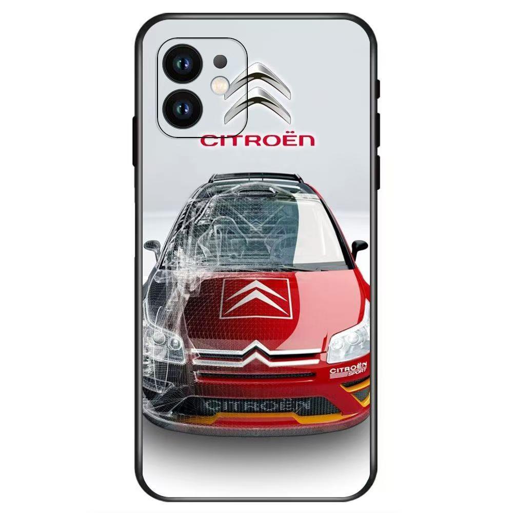 Měkký TPU kryt na telefon pro Citroen pro iPhone 16 15 14 13 12 Pro Oficiální kryt Apple pro iPhone 16 Plus 12 13 14 15 16 17 Pro Max