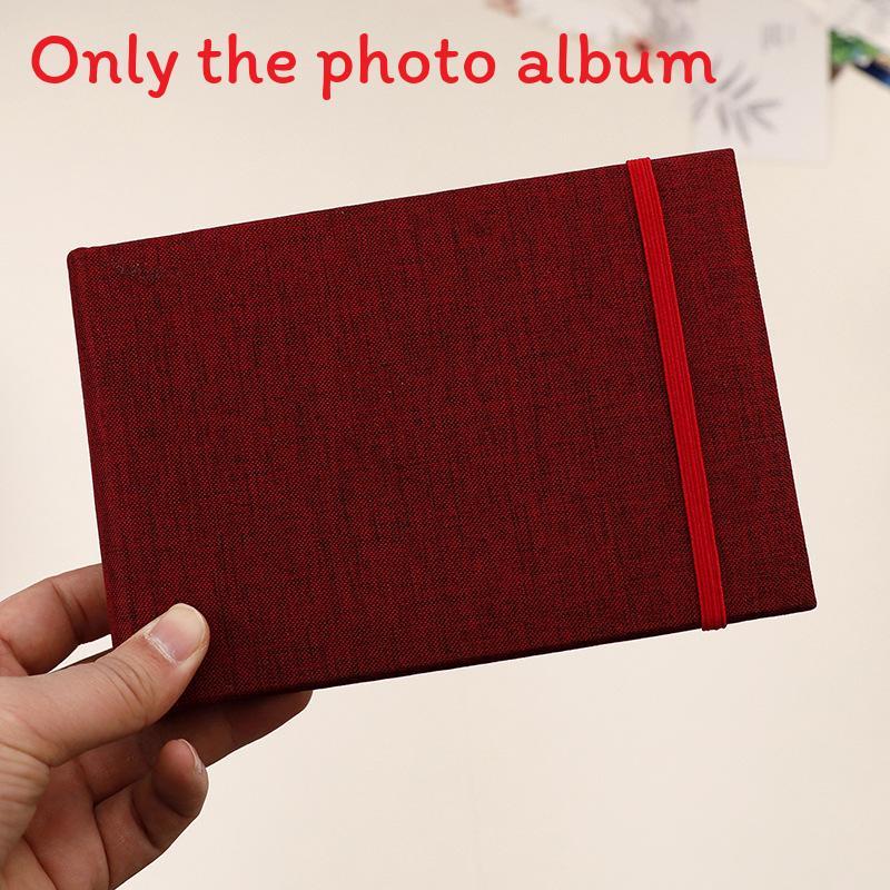 Classic Cloth Cover Photo Album With String Binding For Memories And Gift Use