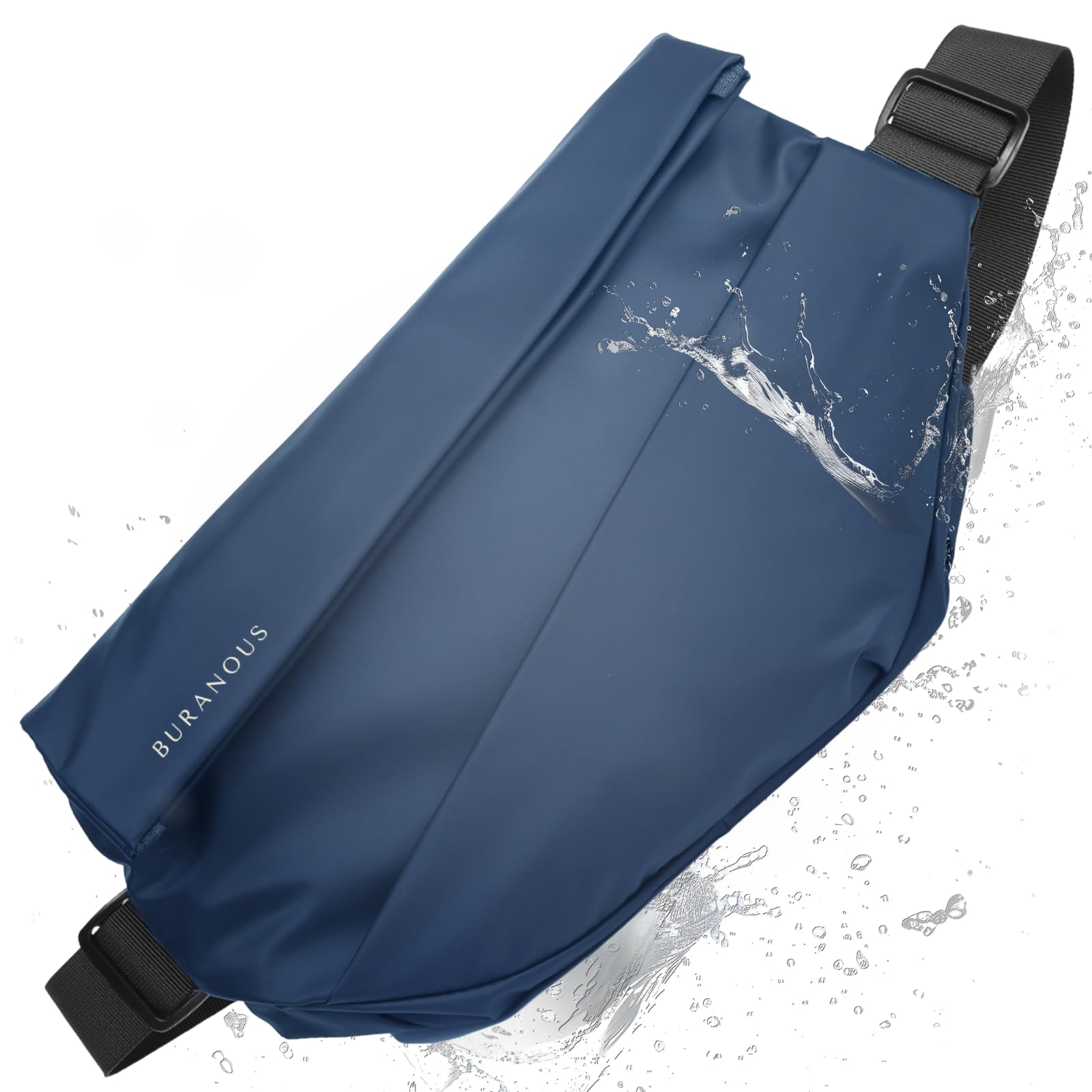 

Tough and Large Shoulder Perfect for Commuting or this BURANOUS body bag is perfect for sudden rain showers and easily stores 1L water Material,