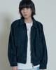 Inexcis Twill Nubuck Leather Bomber (Black)