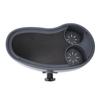Hot Tub Tray Adjustable Plastic Anti Slip with Cup Holder Hot Tub Serving Tray for Beverage Books