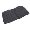 Horse Saddle Pad Breathable Abrasion Proof PU Leather Horse Saddle Cloth Riding Equipment Black