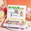 200cm/ Roll PET Washi Tapes Jam Chocolate Sauce Dripping Pattern Hand Scene Creative DIY Cup Photo Frame Photo Decoration Tape