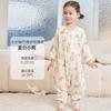 Baby Sleep Sack With Leg Separation 7/8 Sleeve Bamboo Cotton Sleepwear Infants 0-3 Years
