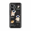 För Realme 14 5G Fodral Mjuk Matt Silikon Baksideskydd För Realme 14T Fundas Realme14 Tecknade Blommor Fodral för Realme 14T