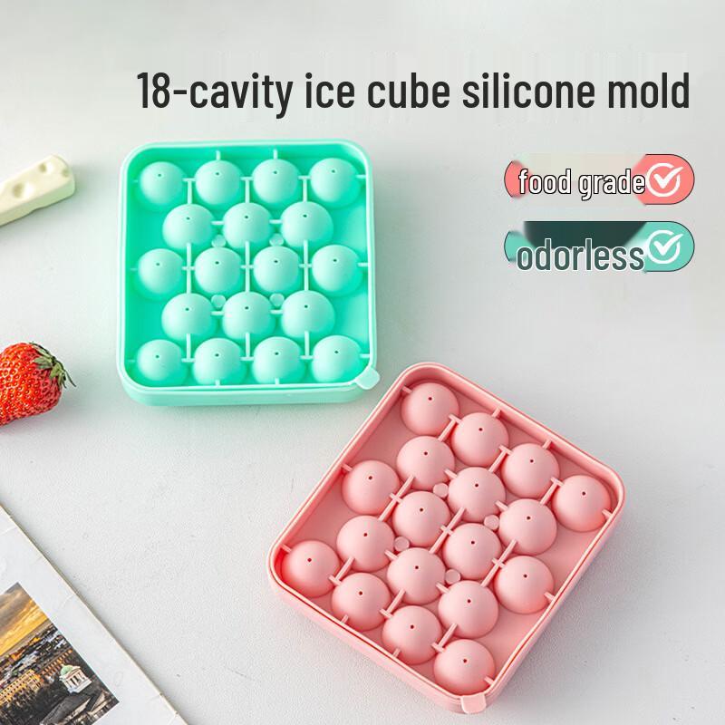 18-Cavity Spherical Ice Ball Mold Set