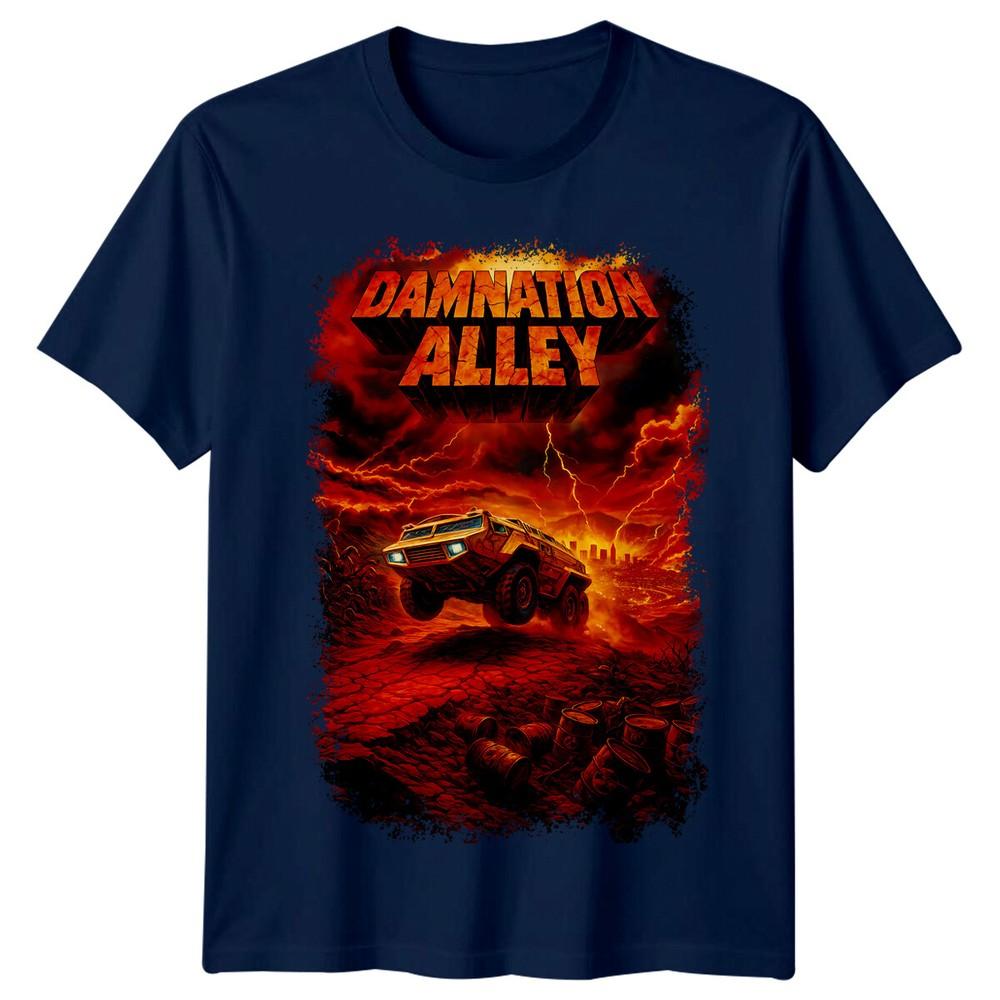 Damnation Alley 1977 Movie Poster Inspired Tshirt Retro 80s Tee