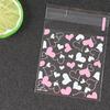 100pcs Love Candy Packaging Bag - Random Colors and Styles