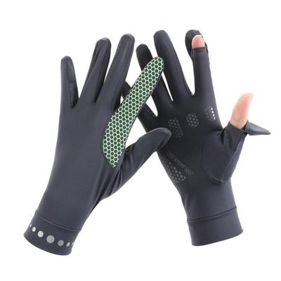 Thin Ice Silk Gloves Elastic Non Slip UV Protection Gloves Touch Screen Breathable Cycling Gloves Sports Cycling Driving
