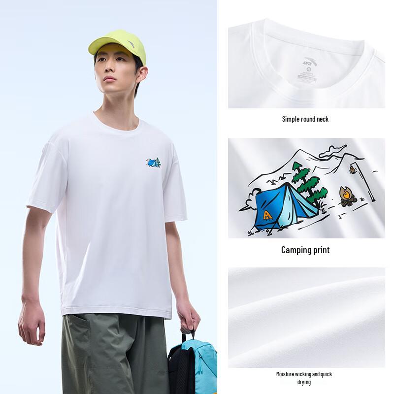 Anta Outdoor Quick-Dry Graphic T-Shirt XL