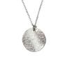 Used Tiffany Notes Round Necklace Silver 925 Ginza 2008 Limited TIFFANY Co Pendant Unisex