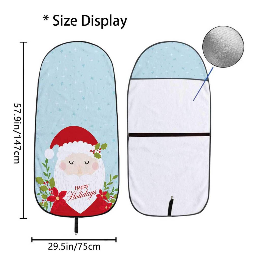 Universal Car Seat Towel Cover for Front Seat - Gym & Workout Ready, All-Season Protection