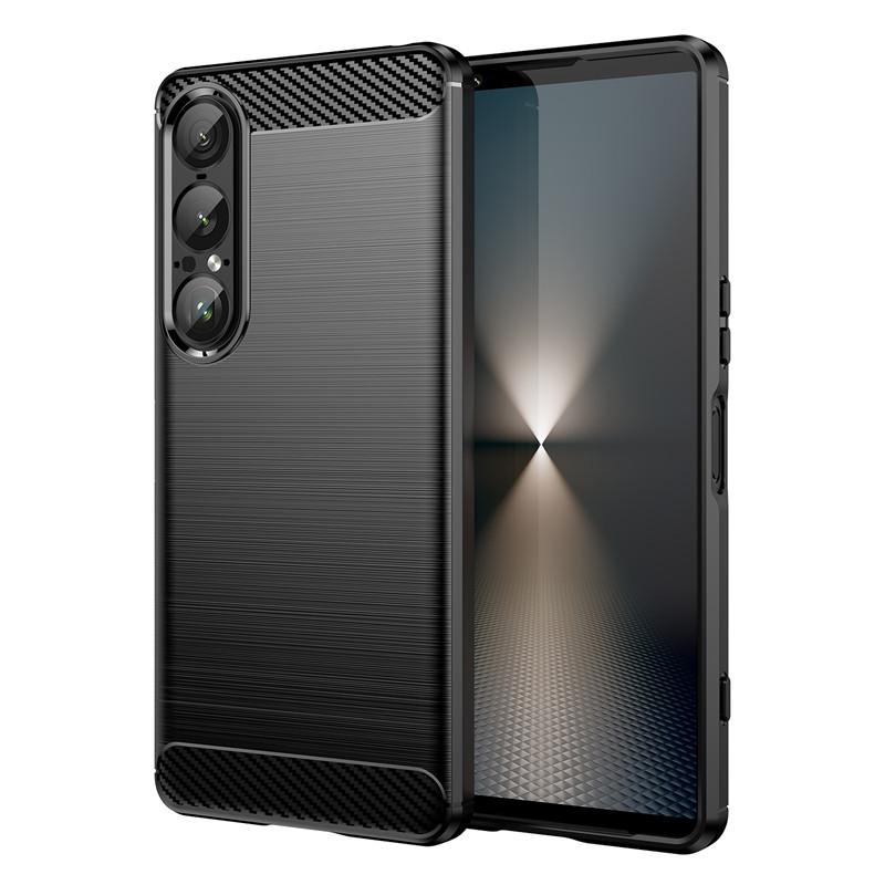 For Sony Xperia 1 VII Case Sony Xperia 1 VII Cover Shockproof Silicone Anti-Slip Brushed TPU Protective Cover Sony Xperia 1 VII
