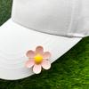 Magnetic Golf Ball Marker with Hat Clip Flower Shape Golf Ball Marker Magnet Cap Clip Set Golf Bag Accessories for Women Men Golfer Gift