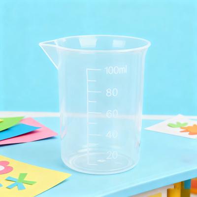 Plastová odměrka Průhledná odměrka s ryskami Design s hubičkou Víceúčelové míchací misky Kuchyňské pekařské náčiní
