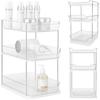 3-tier Organizer - Wellhaus - Transparent - Modular Sliding Drawers Bathroom Kitchen