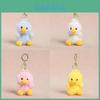 Cute Fourcolor Duck Keychain Plush Toy For Girls And Women Gift