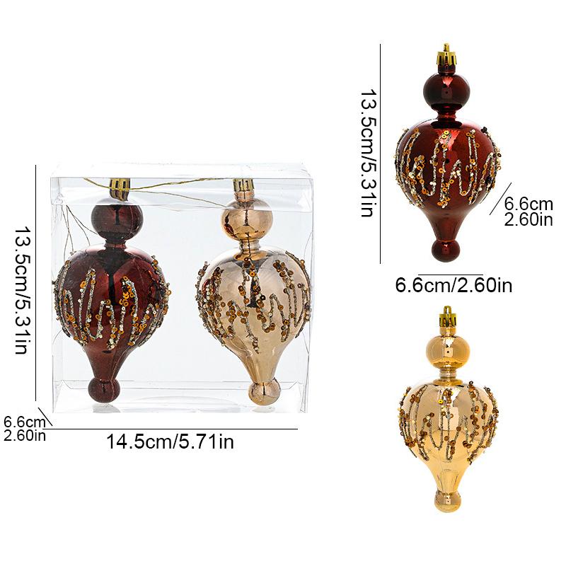 

1 Коробка Ёлочные Украшения Подарки Шампань Кофе Рождественские Шары Подвески Веселого Рождества Декор Рождественский Домашний Декор Пластик Новый Год