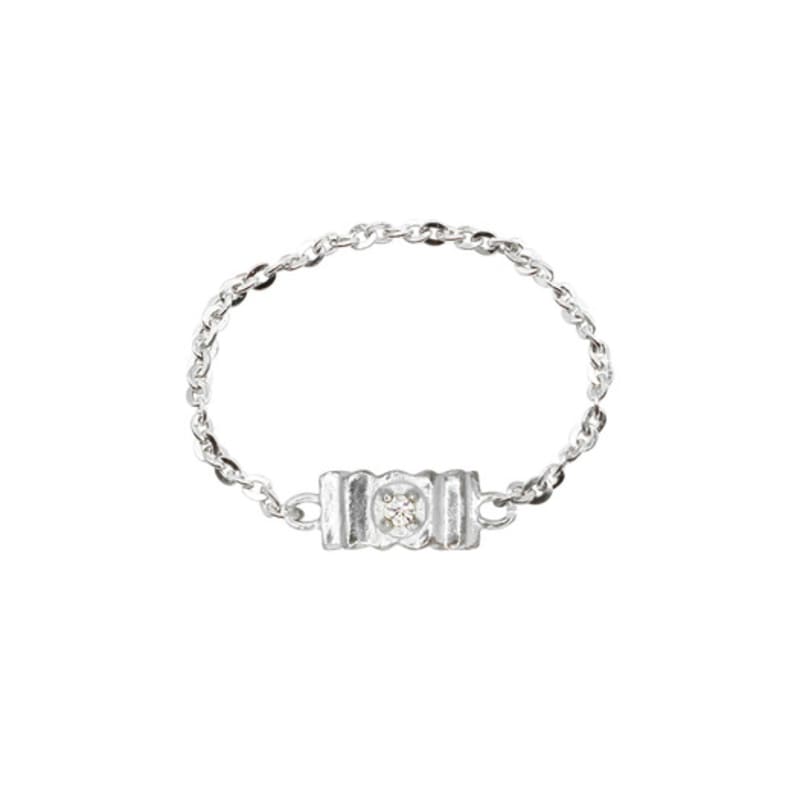 FADEMINE single pleats chain Ring