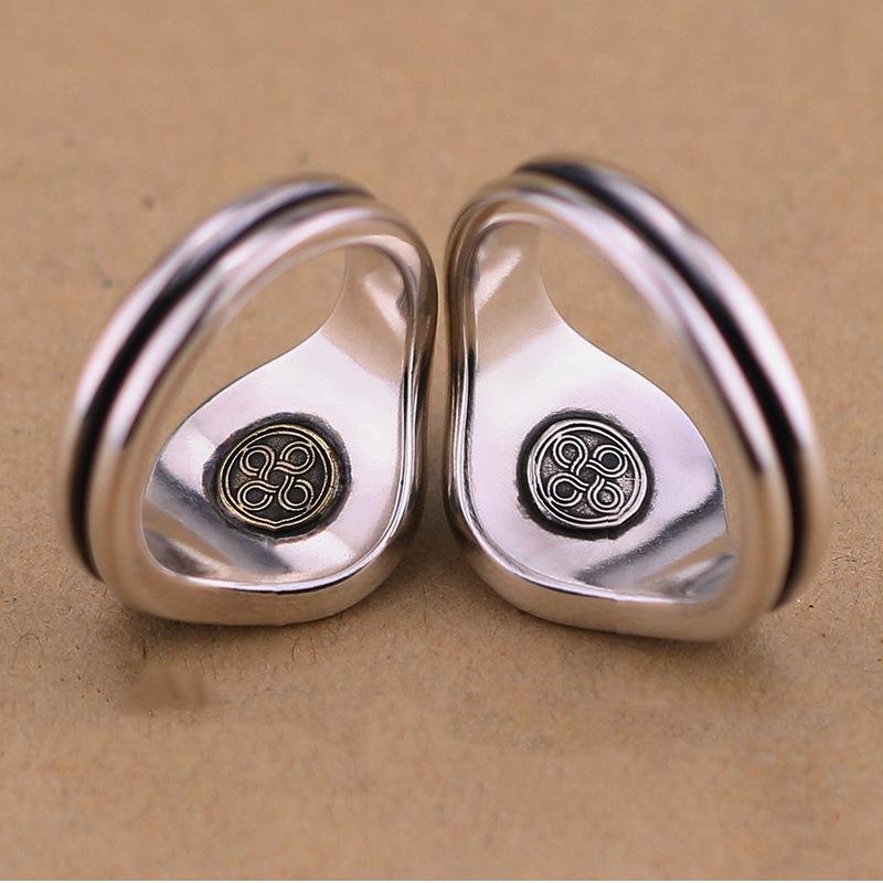 Vintage Augenöffnungsring für Männer und Frauen, Stilvolles und personalisiertes Punk-Stil Handgefertigtes Geschenk