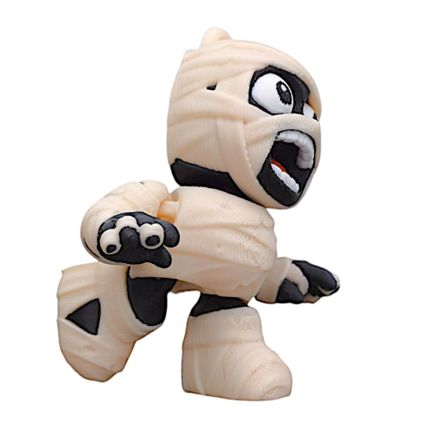 

1PC Outhouse Mummy Animated Decor Cute Bandage Mummy Ornament