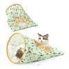 Túnel Teaser Interativo para Gatos Rolling Ground Brinquedo Túnel Interativo para Gatos Gato Jogando Jogos Interativos