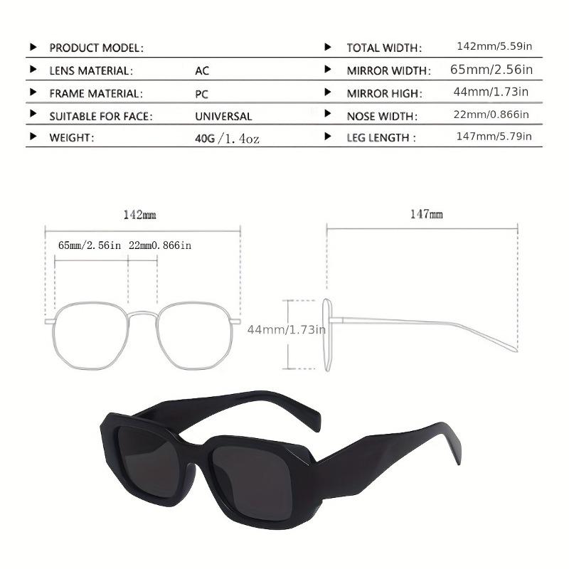 Fashionable Black Box Street Style Beach Glasses