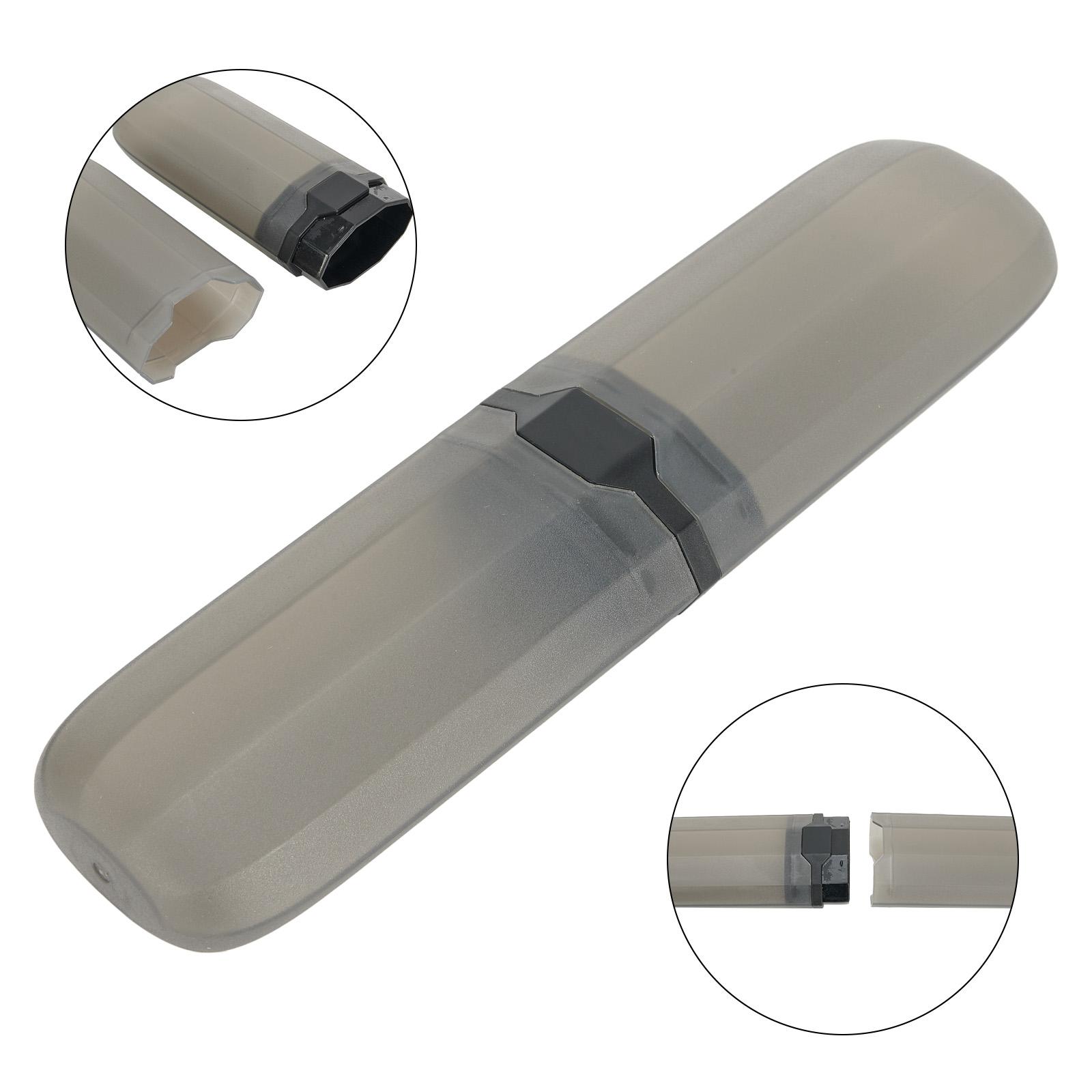 

Portable and Adjustable Toothbrush Holder Case with Toothpaste Container чорний