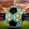 1pc Lion Soccer Ball Soccer Balls Size 5 Machine-Stitched Ball, Sports League Outdoor Match Football Training Ball Futbol Voetbal. Q261523