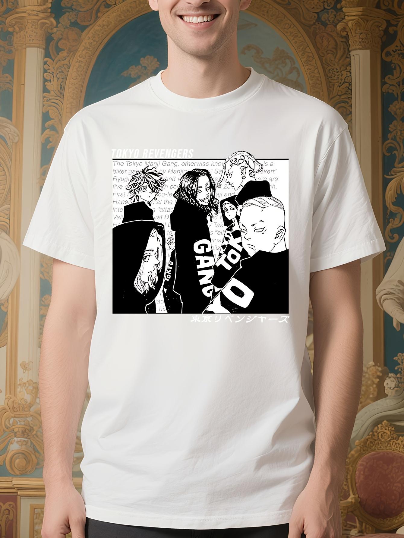 Tokyo Revenge Anime Graphic Tshirt - 100% Cotton Casual S... S