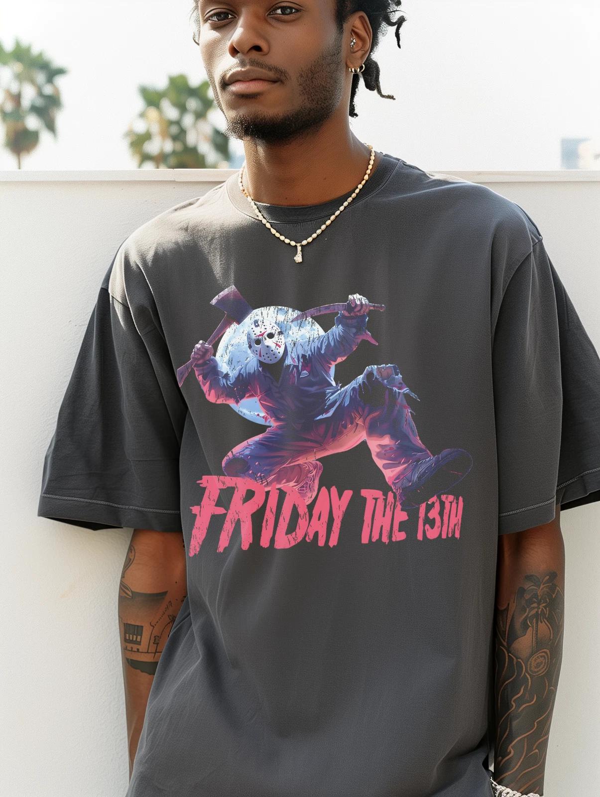 Vintage Friday the 13th T shirt - Jason Voorhees tee L