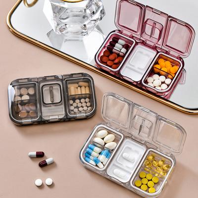 Pillendose, platzsparend, mit Schneider, PC, Vitaminhalter, Pillen-Organizer für das Wohnheim