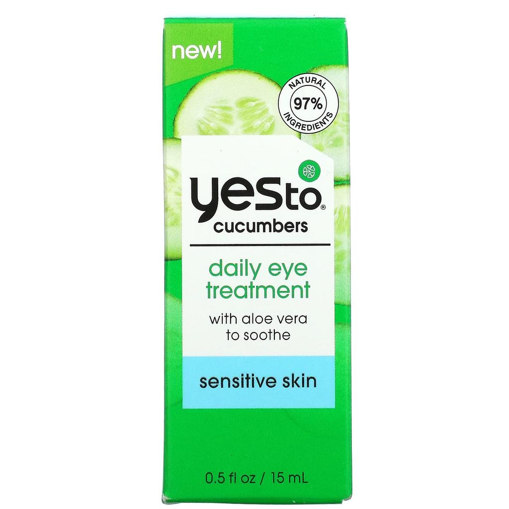 Yes To Daily Eye Treatment, Cucumber, 0.5 Fl Oz (15 Ml)