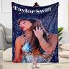 Coperta di Flanella Scintillante per Performance di Taylor Swift - Morbida e Adatta per Divani, Letti, Uffici, Viaggi, Tutte le Stagioni, Ottimo Regalo per Feste e Compleanni.