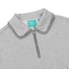 Bbc Earth Women S Half Zip SweatShirt  Gray  23fw