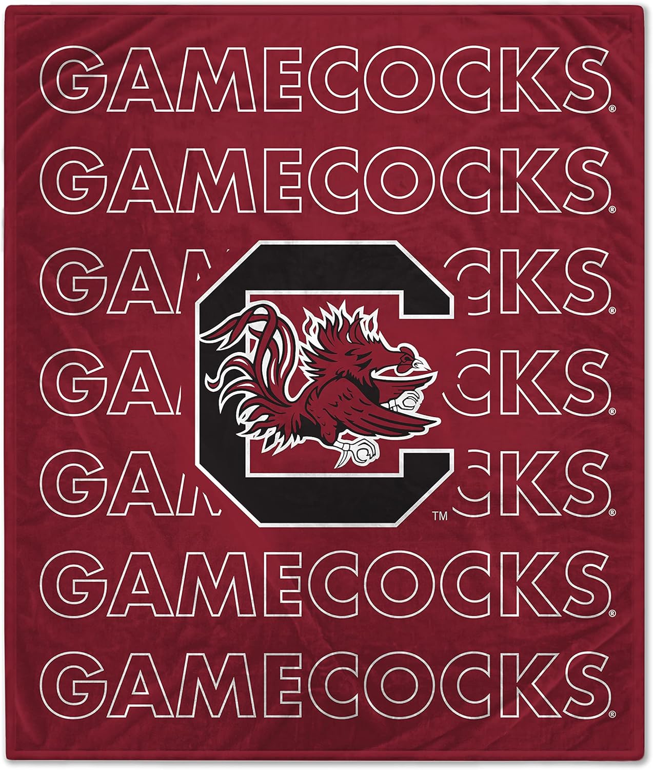 

Officially Licensed NCAA Echo Throw Blanket Pegasus Sports x Soft Plush for Home Coziness 75cmx90cm