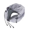 Removable Cover U-shaped Neck Pillow Washable Cover Hooded Neckrest Pad  Car Neck Support