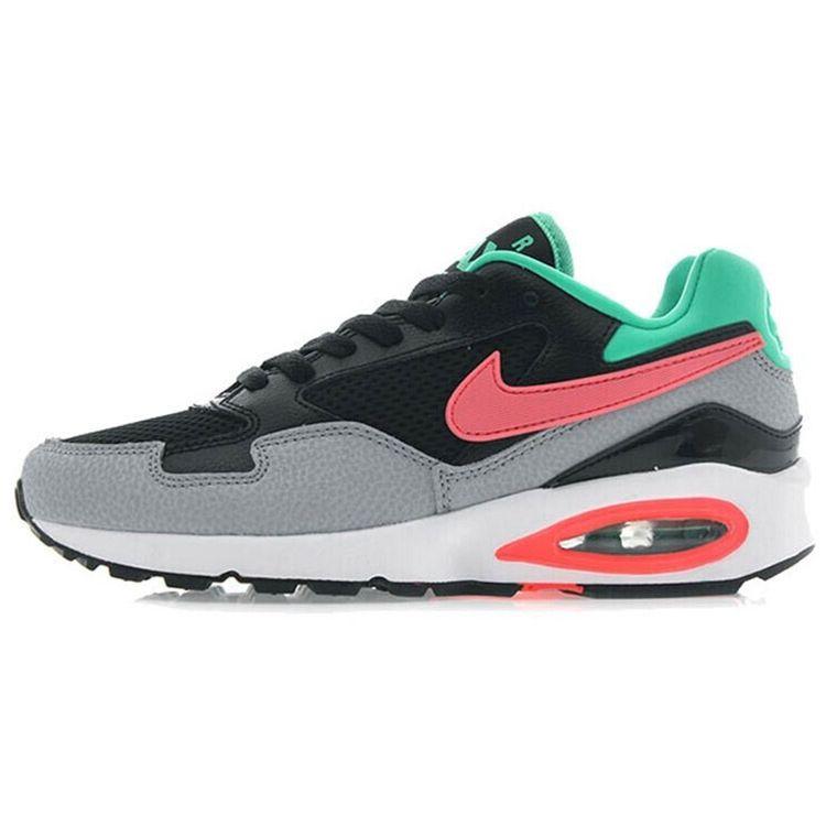 Nike Air Max ST South Coast Comfortable Fabric Synthetic Leather Low Top Casual Running Shoes Women Sneaker Black Red Green 705003-002