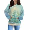 Women's Fashion Daily  Casual Hoodie Long Sleeve Printed Top