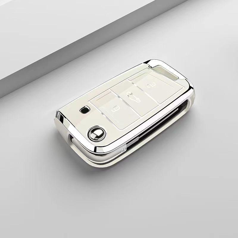 

Tpu Car Folding Key Case Cover For Vw Volkswagen Golf 7 Mk7 Tiguan Mk2 For Seat Ateca Leon Fr 2 Ibiza For Skoda Octavia A7