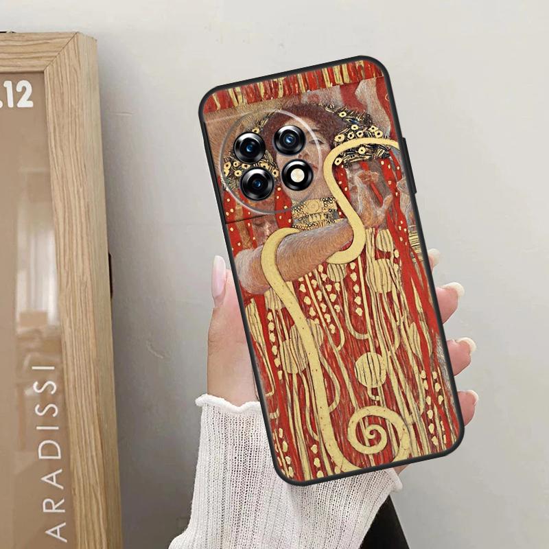 

Чехол для телефона с картиной Густава Климта «Поцелуй» для OnePlus Nord CE 5 3 4 Lite N20 N30 OnePlus 13T 10T 8T 11 12 13 15 R 9 10 Pro OnePlus 13R