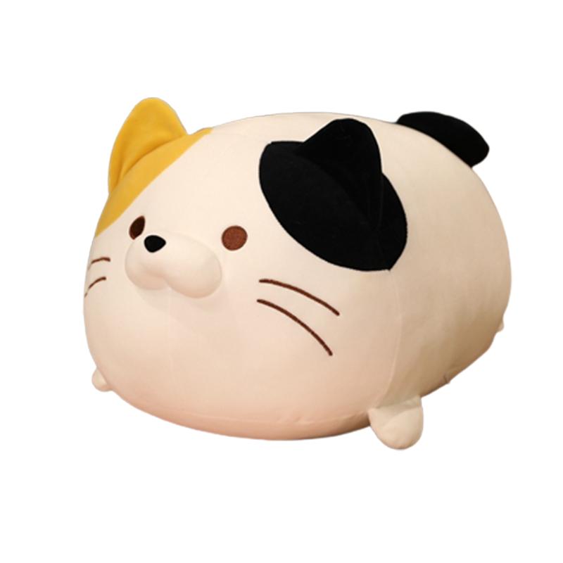 

137236in Плюшевая кукла-подушка в виде кота Мягкая набивная игрушка для обнимания Детский подарок Декор 35cm белый