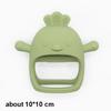 Anti-Drop Silicone Baby Teether Ergonomics Baby Soothing Teething Toy Gum Chewing Teether  Infant