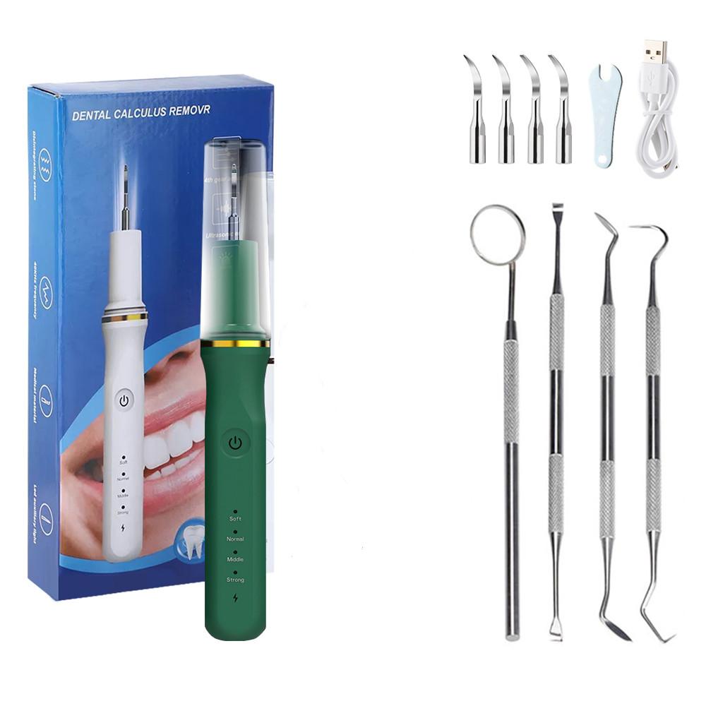 Ultrazvukový zubní odstraňovač zubního kamene a skvrn na zuby, sonický elektrický čistič zubního plaku, odstraňování zubního kamene